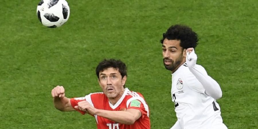 Mohamed Salah Masih Melempem, Mesir Tahan Imbang Rusia pada Babak Pertama