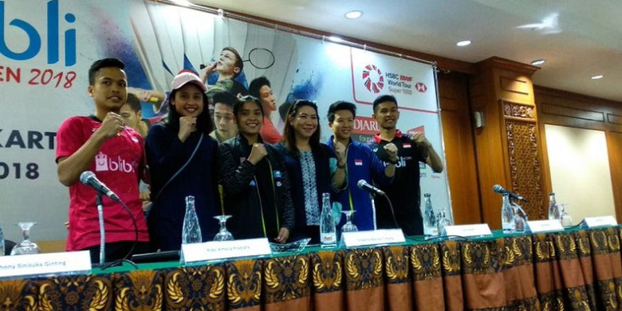 PBSI Targetkan Satu Gelar meski Ganda Putra Akan Saling Bertemu sejak Babak Pertama Indonesia Open 2018