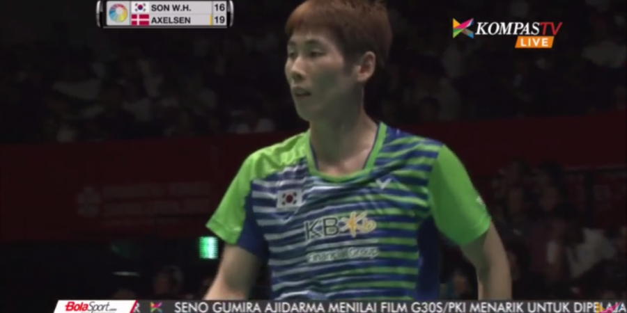 Hong Kong Open 2018 - Netting Menyilang Son Wan-ho Bikin Kento Momota Tak Berkutik