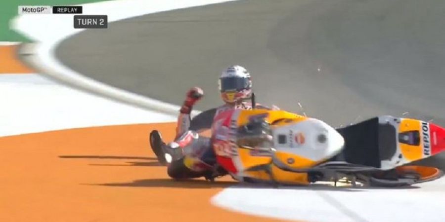 Marc Marquez Beruntung Tidak Pernah Cedera meski Berkali-Kali Terjatuh