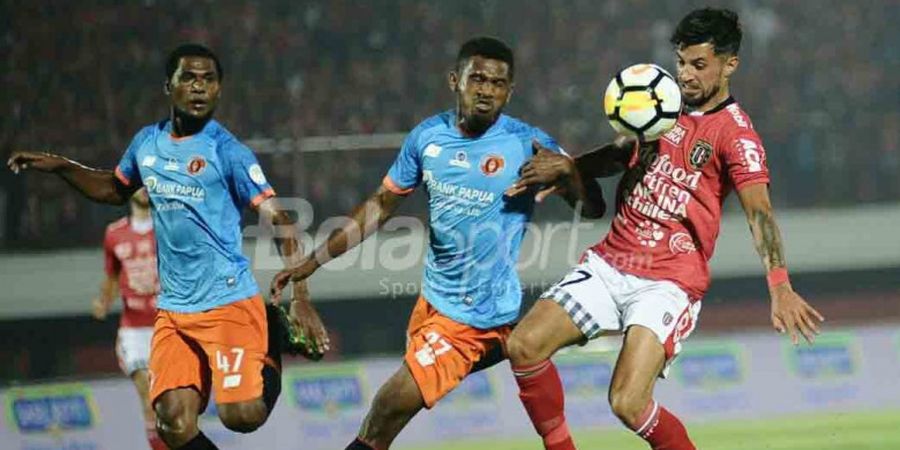 Bali United Ditahan Imbang Perseru Serui