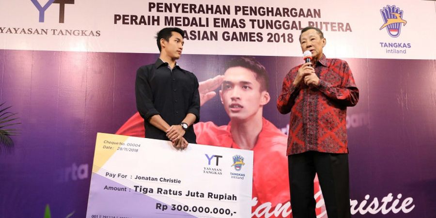 Pujian Ketua PB Tangkas Intiland untuk Jonatan Christie