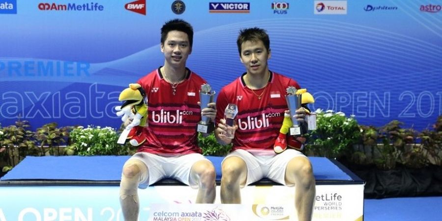 Mitos atau Fakta, 7 Kemenangan Marcus Gideon/Kevin Sanjaya Sepanjang 2017 karena 2 Jersey Ini