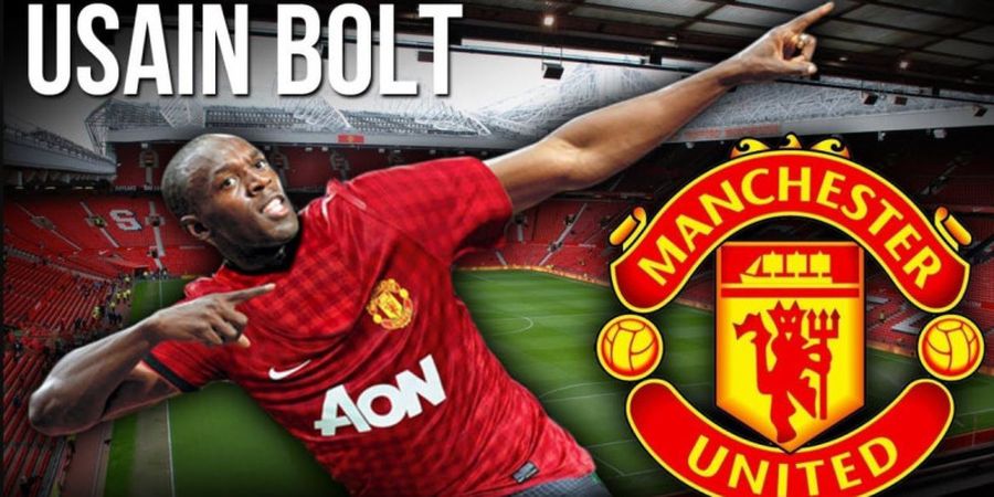 Berambisi Main untuk Manchester United, Usain Bolt Berdiskusi dengan Paul Pogba