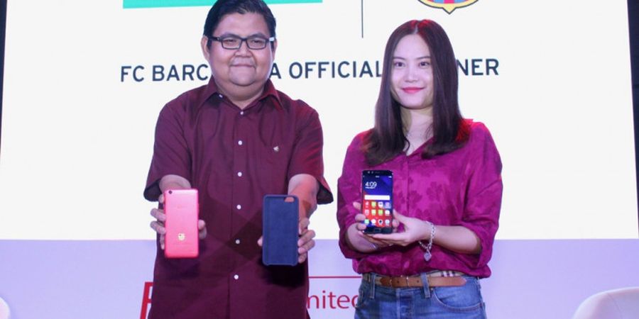 OPPO F3 FC Barcelona Limited Edition Berlapis Emas Resmi Diluncurkan