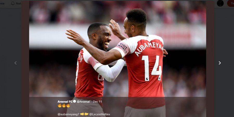 Susunan Pemain West Ham United Vs Arsenal - The Gunners Maksimalkan Peran Aubameyang-Lacazette