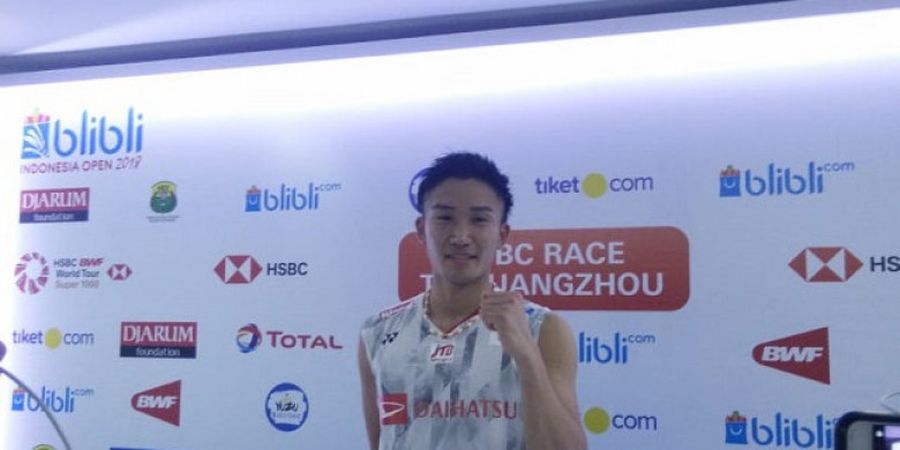 Indonesia Open 2018 - Motivasi Pulihkan Nama Baik Antar Kento Momota Perbaiki Prestasi