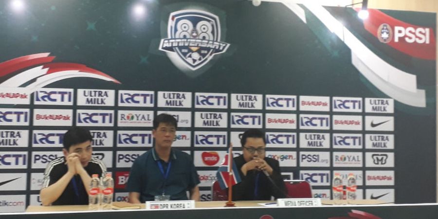 Pelatih Korea Utara Menyesal Timnya Gagal Mencetak Gol ke Gawang Timnas U-23 Indonesia