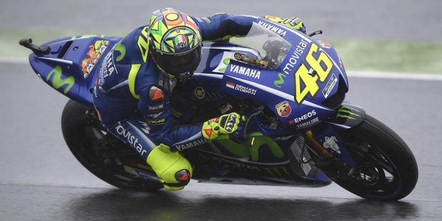 MotoGP Jepang 2017 - Valentino Rossi Keluhkan Balapan dalam Kondisi Basah