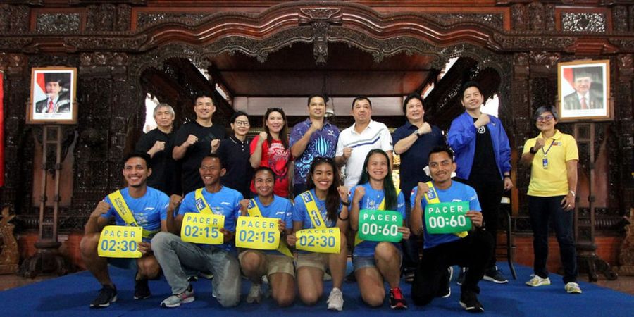 Susy Susanti, Hariyanto Arbi, dan Liem Swie King Ramaikan Tiket.com Kudus Relay Marathon 2018