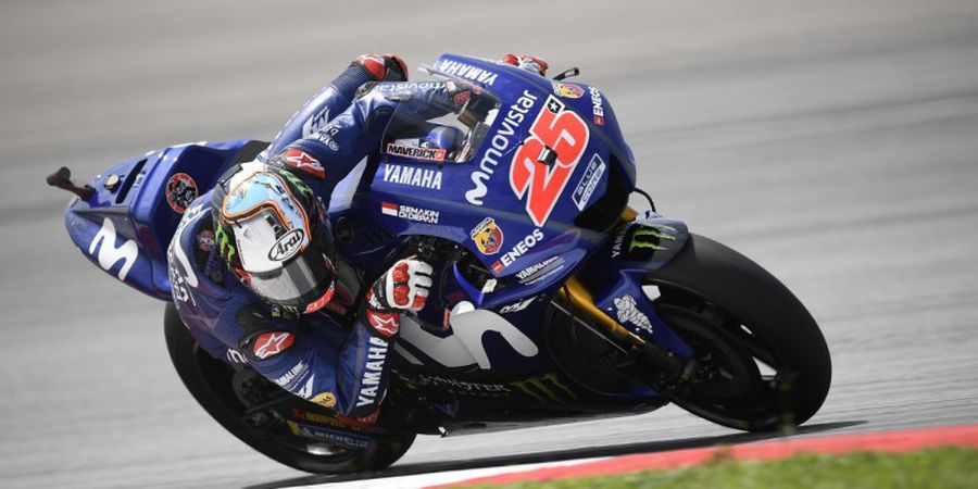 Tes Pramusim MotoGP 2018 - Ungguli Valentino Rossi, Maverick Vinales Tampil Sebagai yang Tercepat 