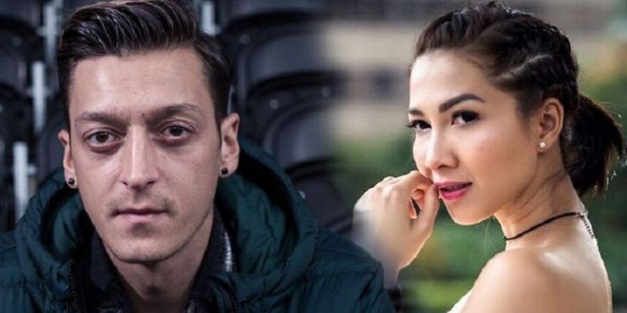 Beruntungnya Artis Seksi Indonesia Ini Bisa Selfie dengan Mesut Oezil