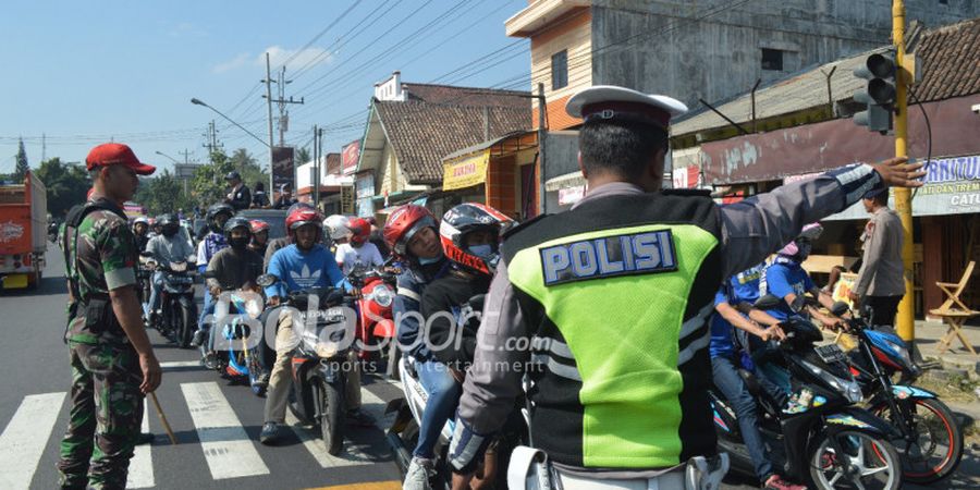 Duel Tim Promosi, Polres Magelang Lakukan Penjagaan Ketat