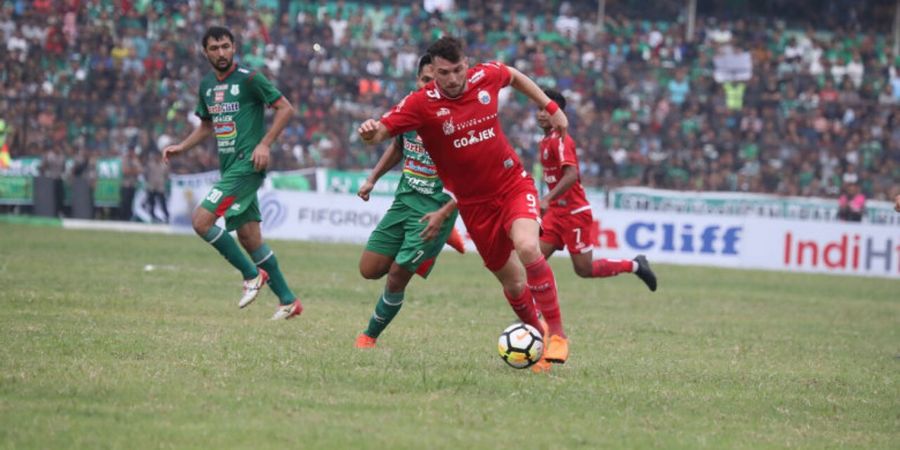 Persija Vs JDT - Tandukan Super Simic Buat Macan Kemayoran Unggul 