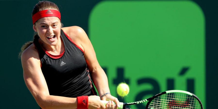 Jelena Ostapenko Sukses Balaskan Dendamnya di Qatar Open 2019