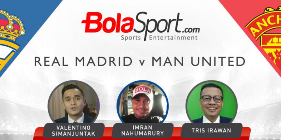 Real Madrid Vs Manchester United - Ini Dia Duel Prediksi Skor Pertandingan Piala Super Eropa 2017