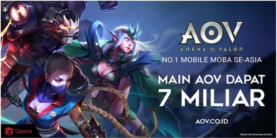 Arena of Valor Guncang Indonesia dengan Turnamen Berhadiah Rp 7 Miliar