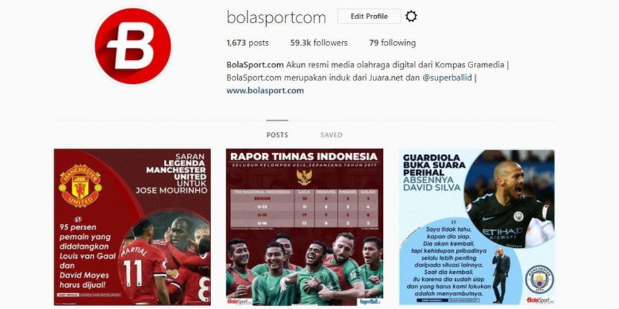 Sembilan Momen Terbaik 2017 di Instagram BolaSport.com