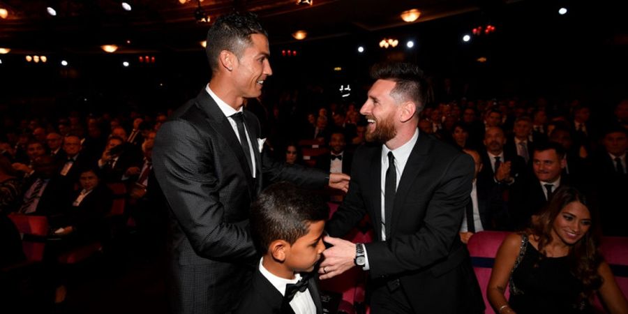 Salut, Ternyata Ini yang Dibicarakan Messi dan Ronaldo saat Bertemu di Ajang The Best FIFA Football Awards