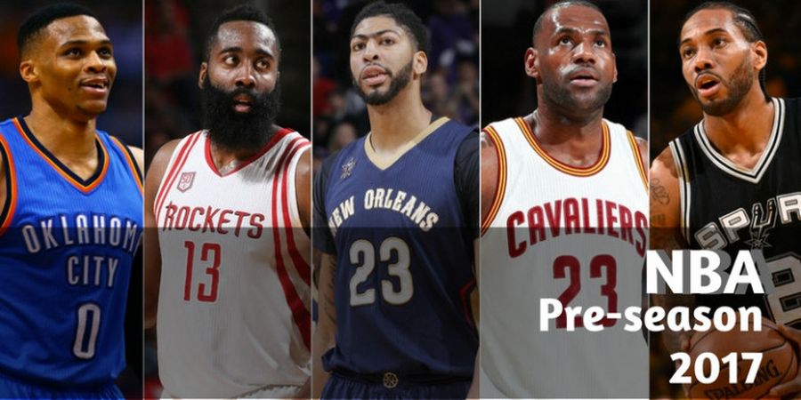 NBA Pre-Season 2017/18 Dimulai, Ini Jadwal dan Link Streaming pada Selasa 3 Oktober 2017