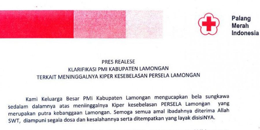 Terus Disudutkan Terkait Insiden Meninggalnya Choirul Huda, PMI Lamongan Beberkan Klarifikasi Menohok!