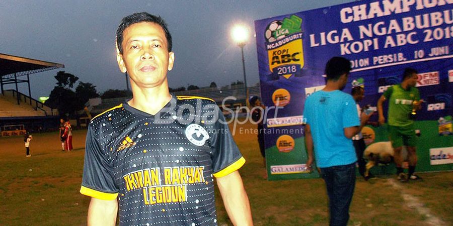 Eks Kapten Persib Semringah Bertemu Sahabat Lama