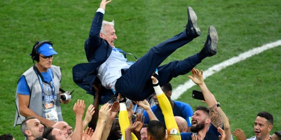 Prancis Juarai Piala Dunia 2018, Didier Deschamps Samai Mario Zagallo dan Franz Beckenbauer