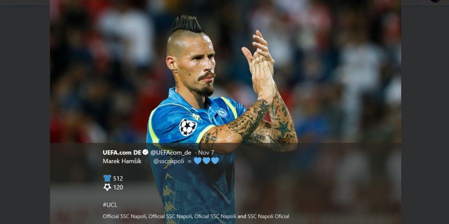 Digaji Rp140 M Setahun, Marek Hamsik Pindah ke Dalian Yifang