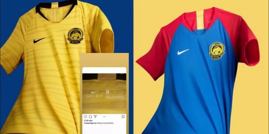 Jersey Timnas Malaysia Ternyata Buatan Indonesia, Suporter Negeri Jiran Kebakaran Jenggot