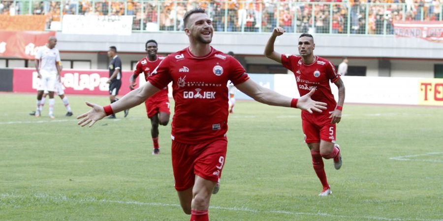 Marko Simic Cetak Gol, Persija Pulang Bawa Tiga Poin dari Markas Persipura