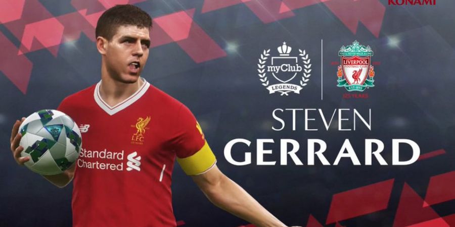 Fan Liverpool Tak Suka Steven Gerrard di PES 2018, Apa Penyebabnya?