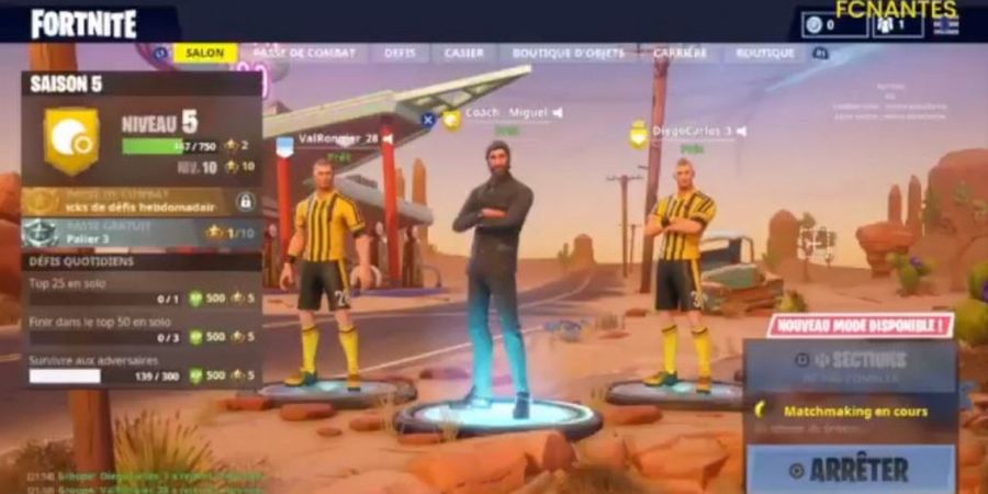 Uniknya Klub Prancis Perkenalkan Pemain Baru ala Gim Fortnite