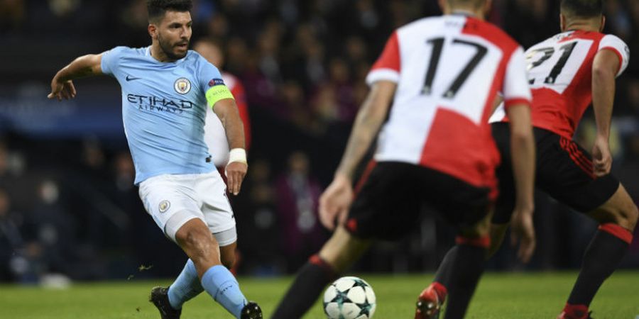 Manchester City Vs Feyenoord - Hampa Gol pada Babak Pertama