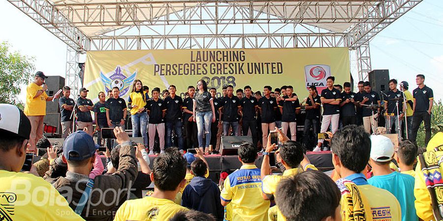 Persegres Gresik United Perkenalkan 29 Pemain dan Jersey Anyar Musim 2018