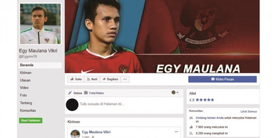 Indonesia Vs Kamboja - Egy Maulana Vikri Umumkan Fanpage Facebook Baru