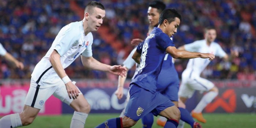 Kalah Tipis dari Slovakia, Thailand Gagal Juarai King's Cup 2018