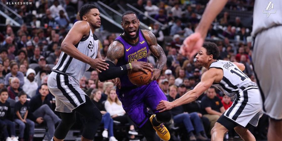 Hasil NBA 2018-2019 - LeBron James Kembali, Lakers Menangi Derby