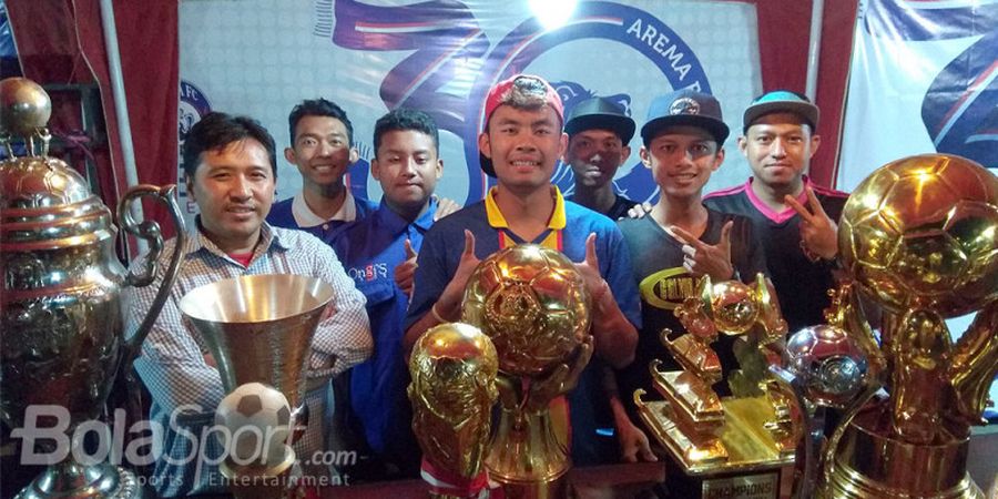 Begini Cara Jakmania dan Bobotoh Layangkan Ucapan Selamat Ulang Tahun kepada Arema 