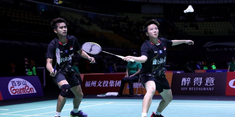 Hasil Fuzhou China Open 2018 -  Dalam 21 Menit, Tontowi/Liliyana Jadi Wakil Pertama Indonesia yang Kunci Tiket Perempat Final