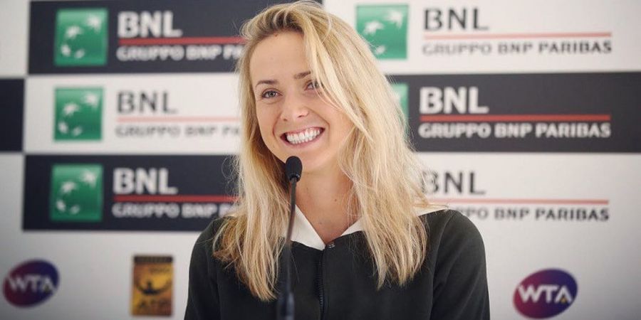 Saksikan Laga AS Roma vs Juventus, Elina Svitolina Sumringah Bertemu dengan 2 Pemain Nomor 10 Legendaris Italia