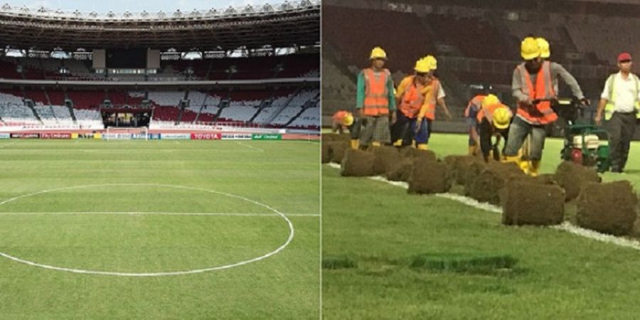 Kiper Filipina Sebut SUGBK Tidak Layak Digunakan, Beginilah Kondisi Rumput Stadion