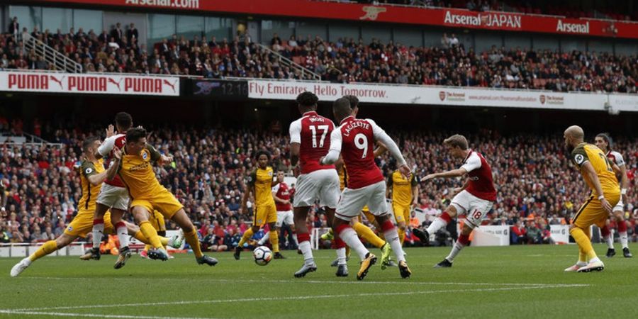 Arsenal Vs Brighton & Hove Albion - The Gunners Kembali Dulang 3 Poin di Stadion Emirates