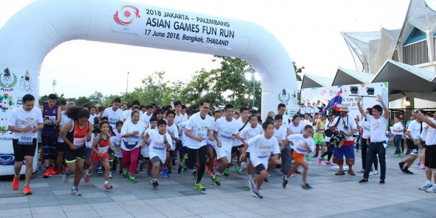 Asian Games 2018 OCA Fun Run di Thailand Diikuti Menteri Pariwisata dan Olahraga