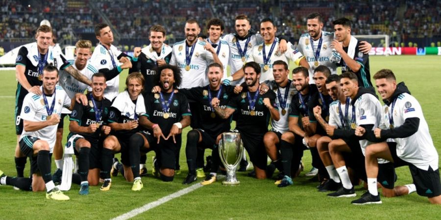 Juara Piala Super Eropa 2017, Real Madrid Torehkan 4 Rekor