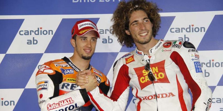 Andrea Dovizioso: Saya dan Marco Simoncelli Seperti Anjing dan Kucing