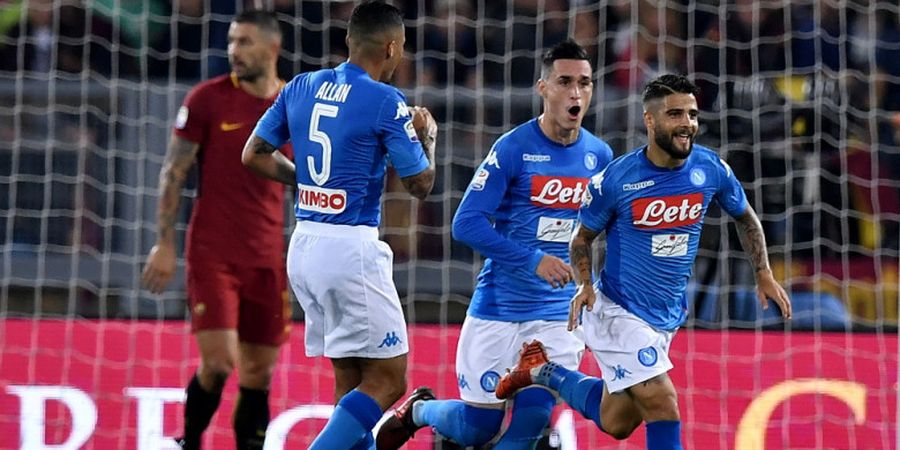 Hasil Pertandingan AS Roma Vs Napoli - Il Partenopei Pertahankan Rekor Sempurna di Liga Italia 