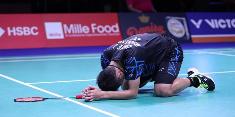 Hasil Swiss Open 2019 - Jonatan Christie Tersingkir di Babak Kedua