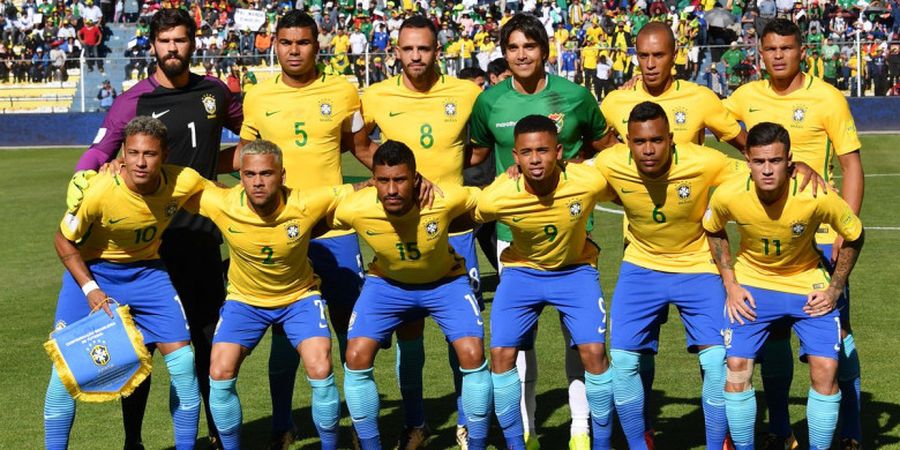 Satu Pemain Timnas Bolivia Ikut Foto Bersama Skuad Brasil, Ini Alasannya