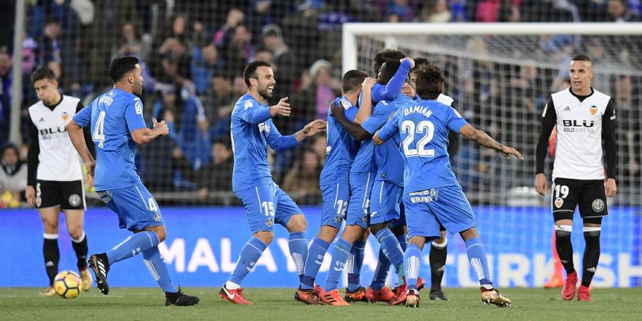 Tumbang di Tangan 10 Pemain Getafe, Valencia Gagal Pepet Poin Barcelona