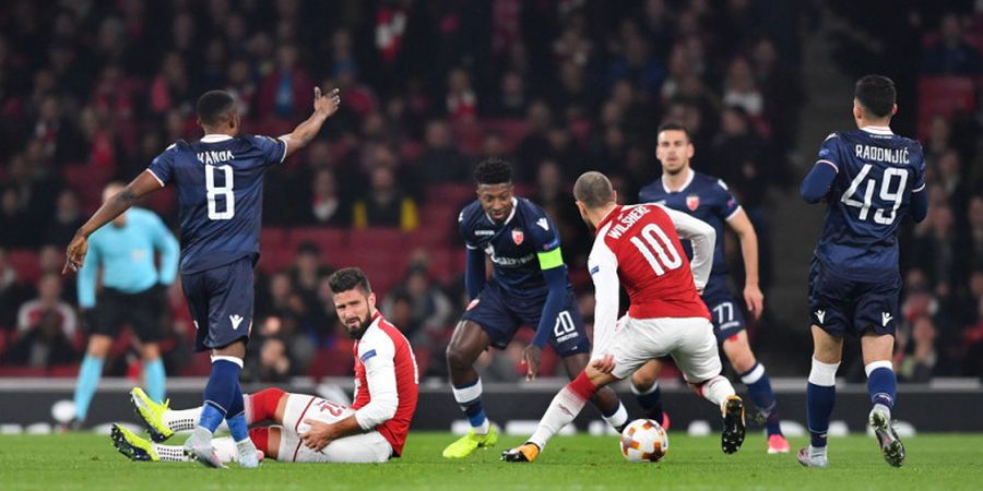 Hasil Liga Europa - Minim Peluang, Arsenal Gagal Taklukan Crvena Zvezda di Emirates